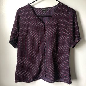 Polka Dot Banana Republic Blouse